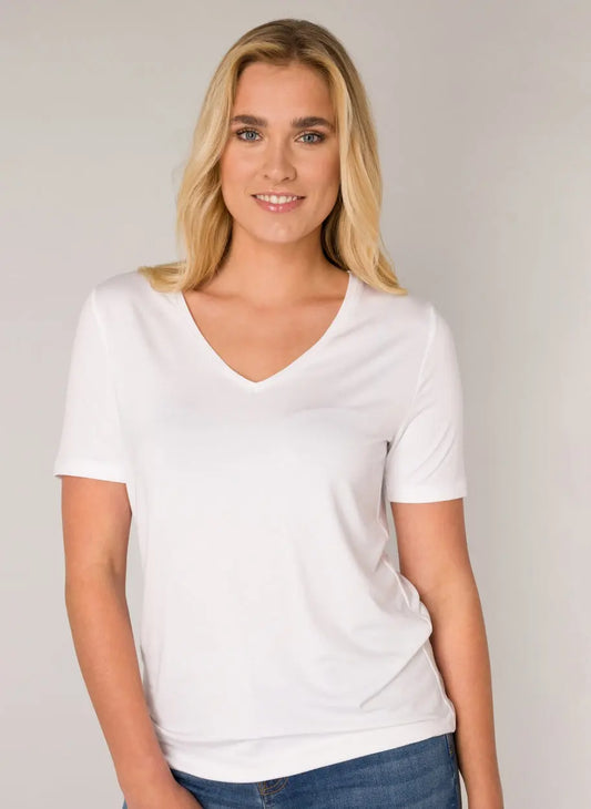 Layte v neck top MODISHMARY CLOTHING