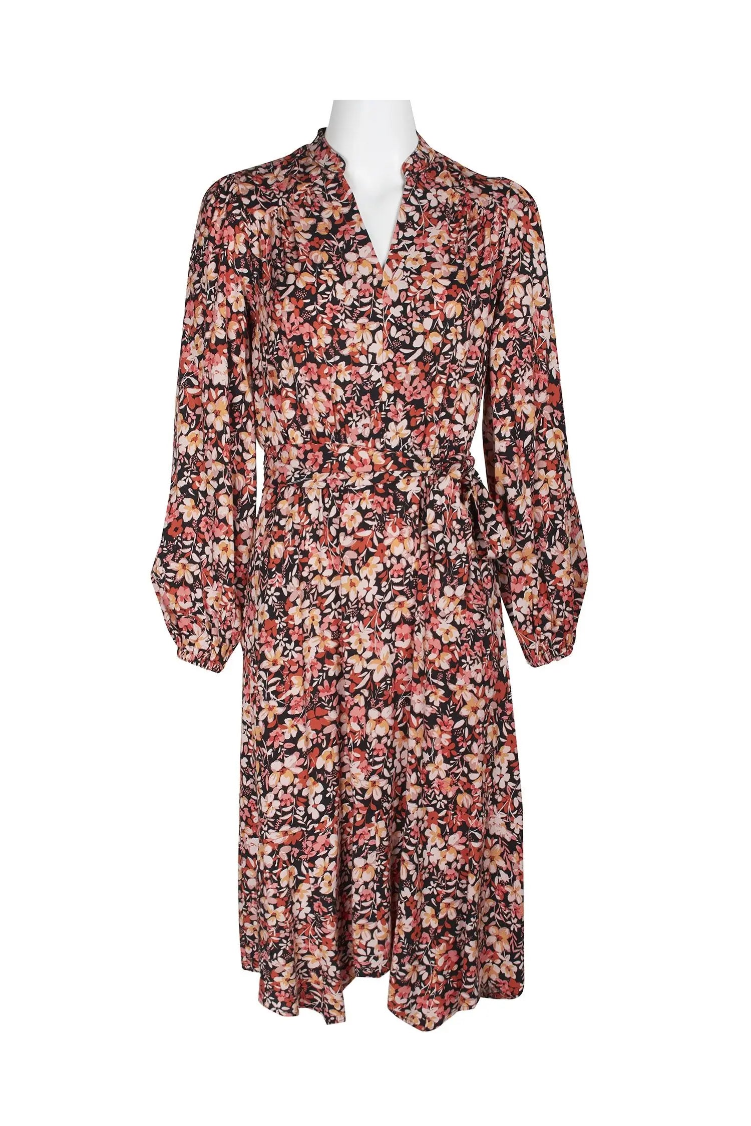 Womens black floral dress London times